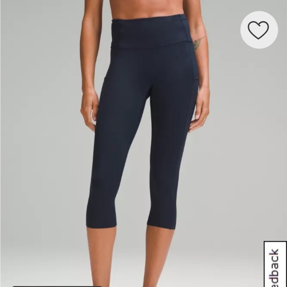 NWOT Lululemon black leggings - Picture 1 of 8